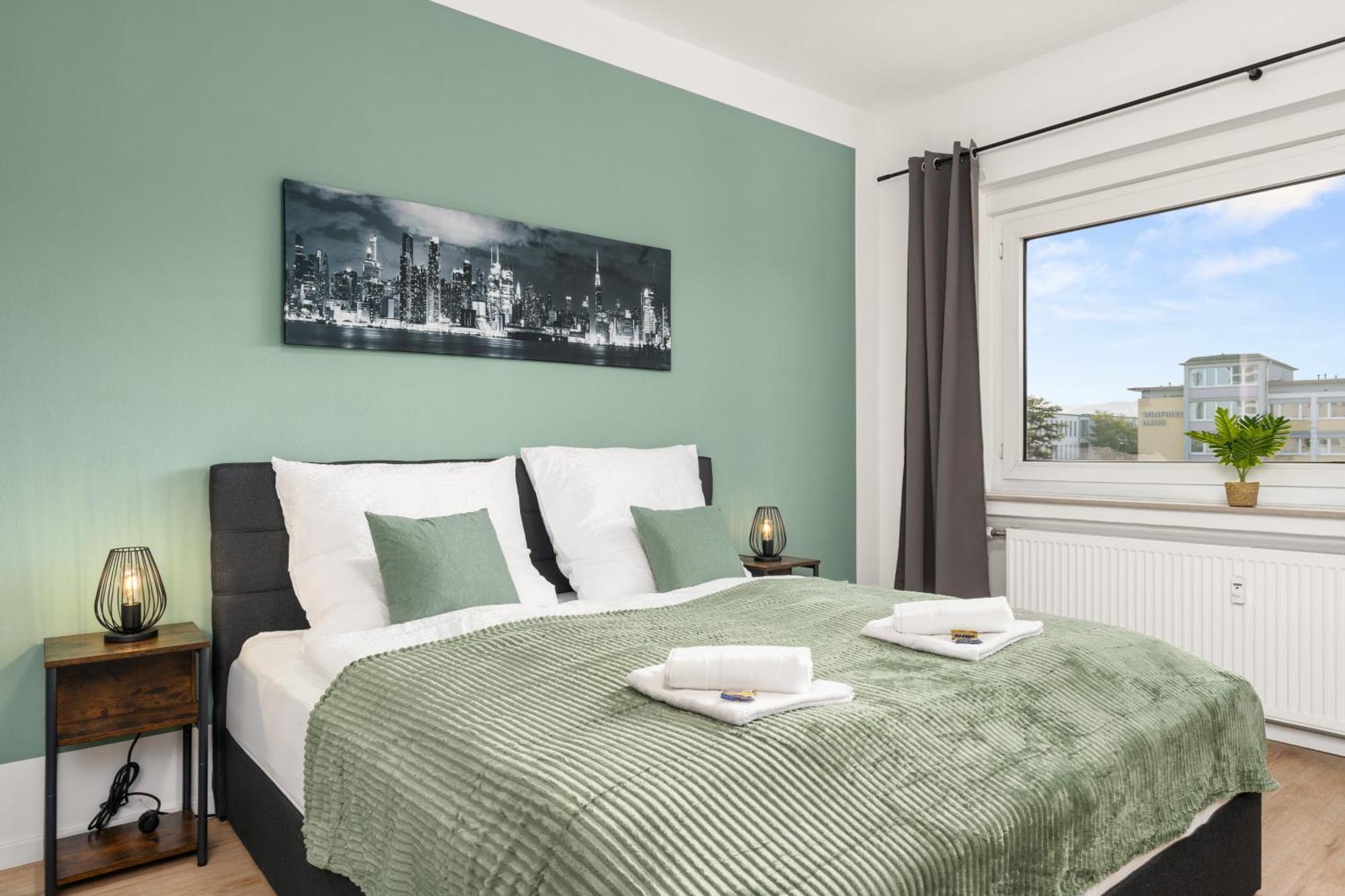 Homely-Apartment Manhattanart, Zentral, Parkplatz, Billard,Ps4, Dart, Balkon Bielefeld Eksteriør billede