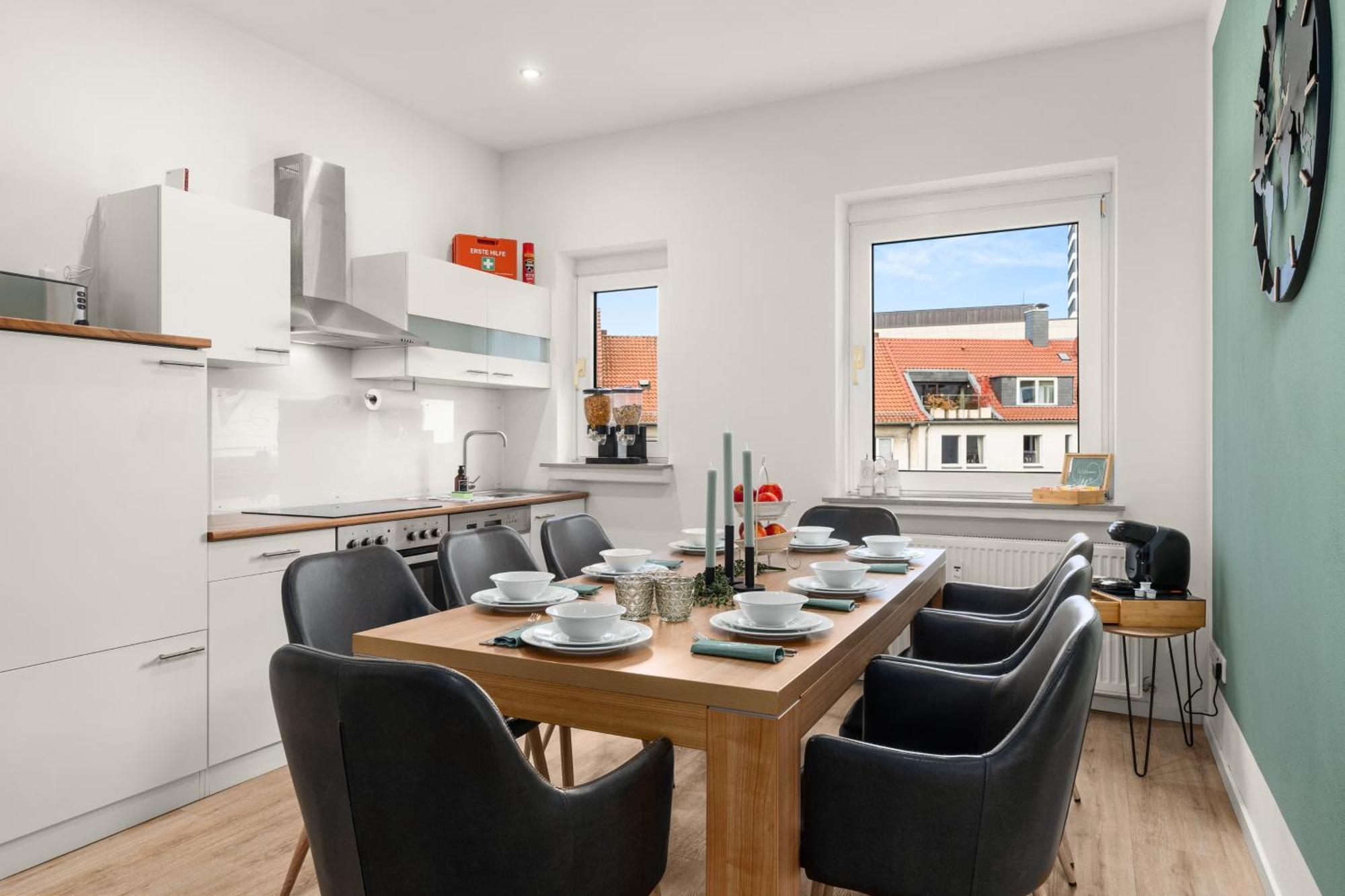 Homely-Apartment Manhattanart, Zentral, Parkplatz, Billard,Ps4, Dart, Balkon Bielefeld Eksteriør billede